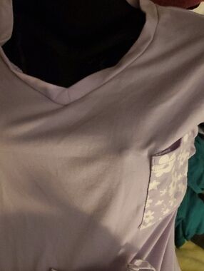 Real Essentials 3X Pajamas in Light Lavender/ Lilac Top/ Bottom Daisies